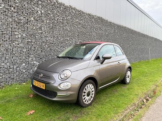 Grijs Gebruikt 2017 Fiat 500 Cabriolet | € 11.750 (Eerlijke prijs) - Afbeelding 1/4