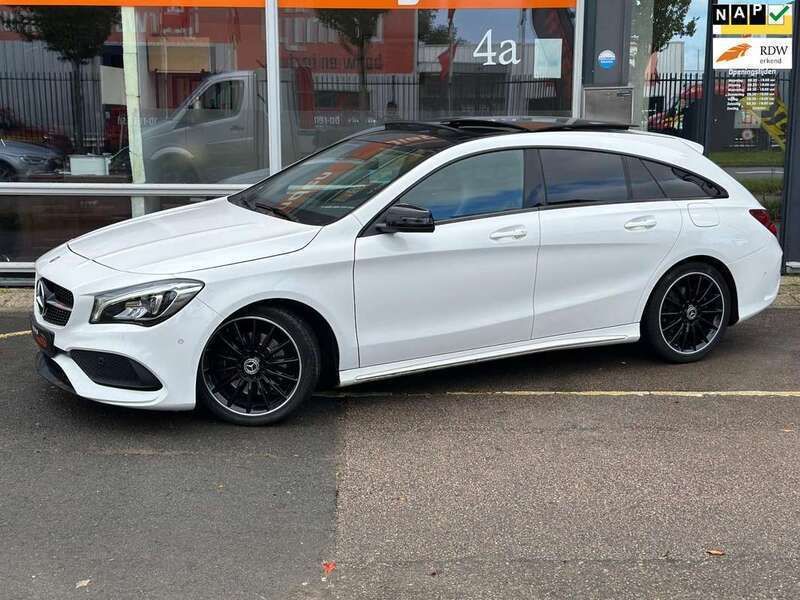 Wit Gebruikt 2018 Mercedes CLA250 Shooting Brake AMG line Stationwagen | € 26.950 (Goede deal) - Afbeelding 1/4