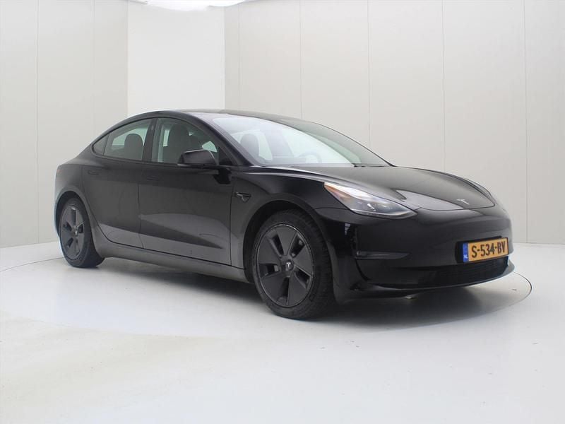 Occasion Tesla Model 3 Long Range AWD 366 kW (498 PK) 2021 Zwart Sedan