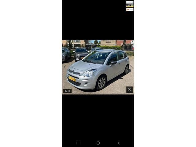Grijs Gebruikt 2015 Citroën C3 Attraction Hatchback | € 5.950 (Eerlijke prijs) - Afbeelding 1/4