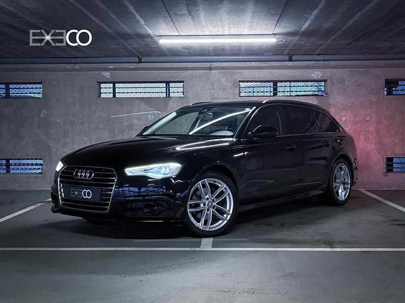 Zwart (metallic) Occasion 2017 Audi A6 S-Line Stationwagen | € 18.950 (Goede deal) - Afbeelding 1/4