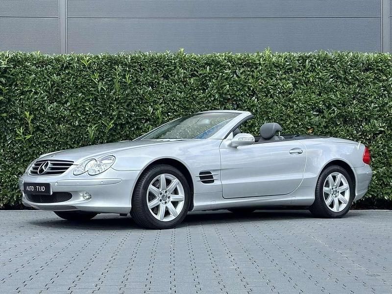 Grijs Gebruikt 2002 Mercedes SL500 Cabriolet | € 29.950 - Afbeelding 1/4