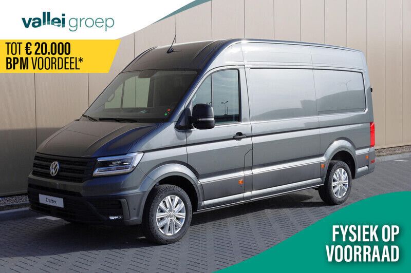 Grijs Nieuw 2024 VW Crafter Exclusive Van | € 50.780 - Afbeelding 1/4