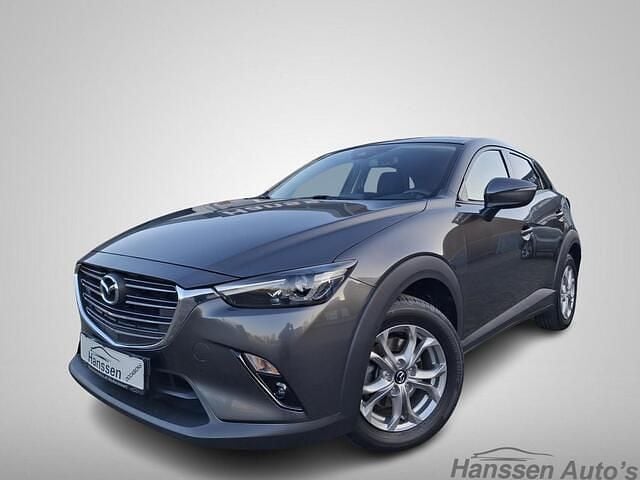 Grijs (metallic) Gebruikt 2021 Mazda CX-3 SUV | € 21.995 (Eerlijke prijs) - Afbeelding 1/4