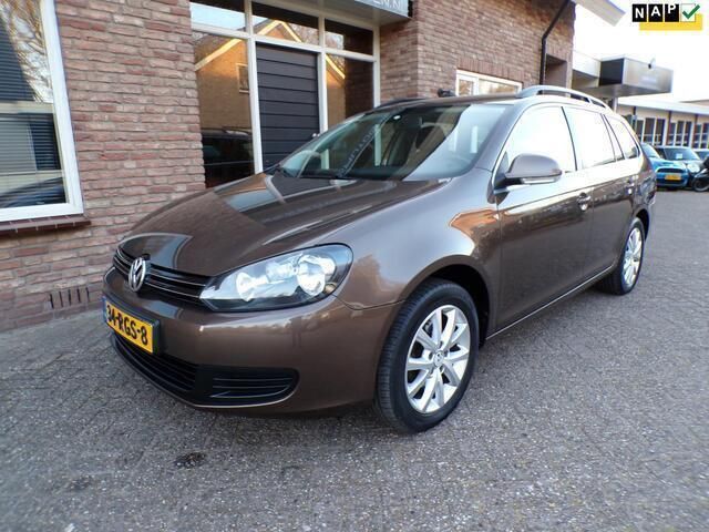Bruin, metallic lak Gebruikt 2011 VW Golf VI Comfortline Stationwagen | € 3.499 (Eerlijke prijs) - Afbeelding 1/4