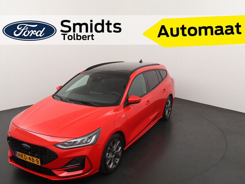 Rood Gebruikt 2024 Ford Focus ST-Line Stationwagen | € 29.950 (Eerlijke prijs) - Afbeelding 1/4