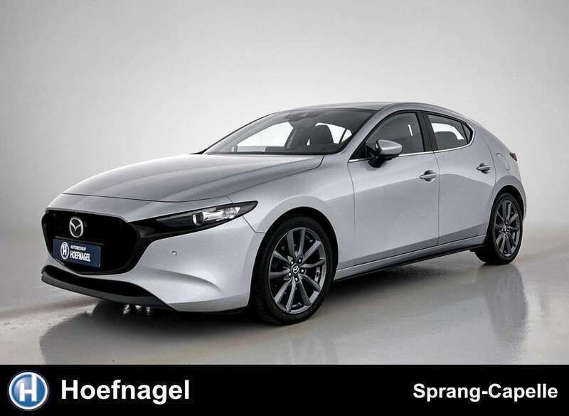 Grijs Gebruikt 2019 Mazda 3 Luxury Hatchback | € 17.950 (Eerlijke prijs) - Afbeelding 1/3