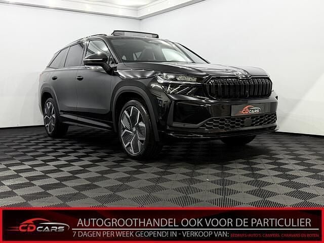 Zwart Nieuw 2025 Skoda Kodiaq Business Line SUV | € 52.950 (Eerlijke prijs) - Afbeelding 1/4