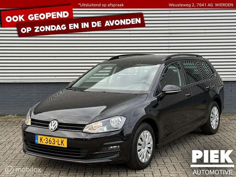Zwart Gebruikt 2013 VW Golf VII Comfortline Stationwagen | € 7.499 (Goede deal) - Afbeelding 1/3