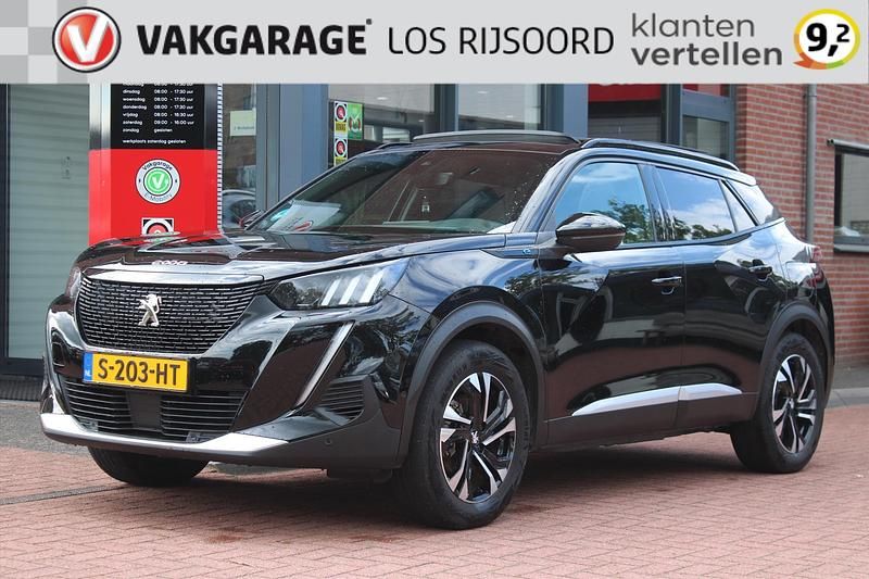 Zwart Gebruikt 2023 Peugeot e-2008 GTi SUV | € 21.785 - Afbeelding 1/4