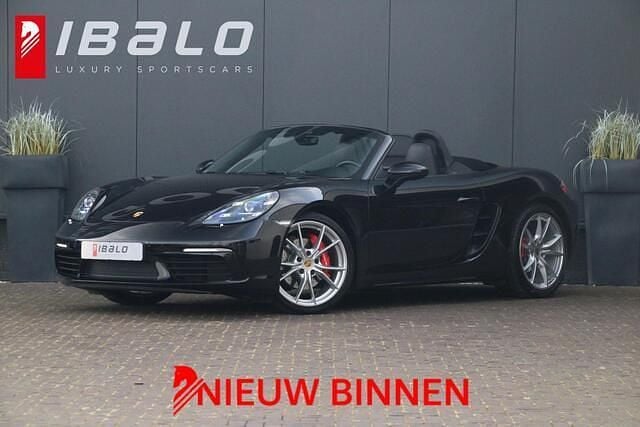 Zwart Gebruikt 2017 Porsche 718 Boxster S Cabriolet | € 66.450 - Afbeelding 1/4