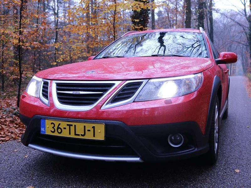 Occasion Saab 9-3X Aero 241 PK (177 kW) 2011 Rood Stationwagen