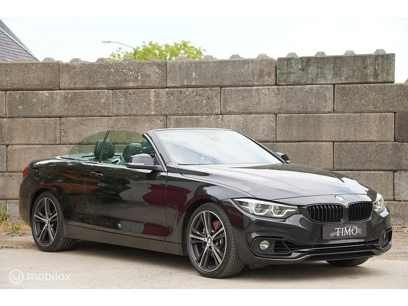Zwart Gebruikt 2019 BMW 440 Cabriolet | € 38.995 (Eerlijke prijs) - Afbeelding 1/4