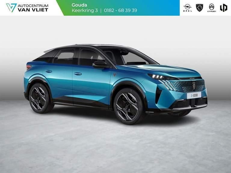Blauw Nieuw 2025 Peugeot e-3008 Active SUV | € 57.440 (Duur) - Afbeelding 1/4