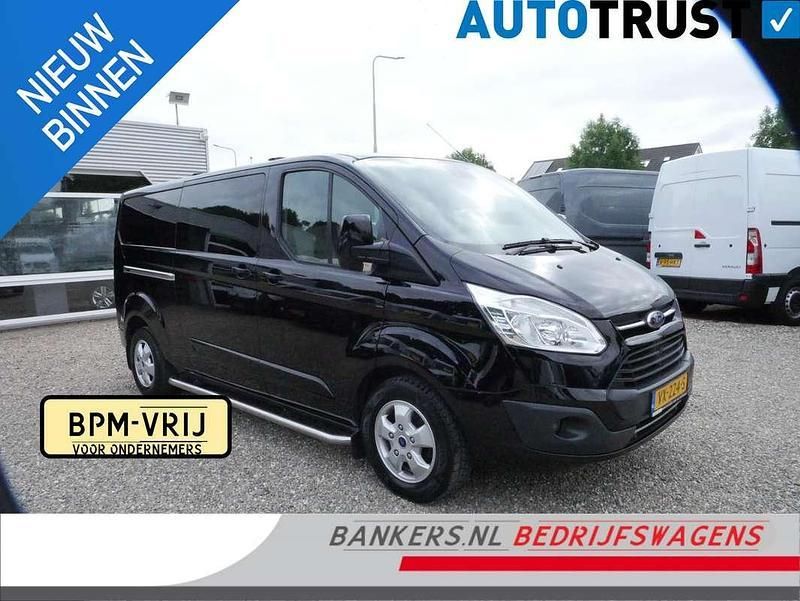 Zwart Gebruikt 2016 Ford Transit Custom Limited Van | € 11.950 (Super prijs) - Afbeelding 1/4