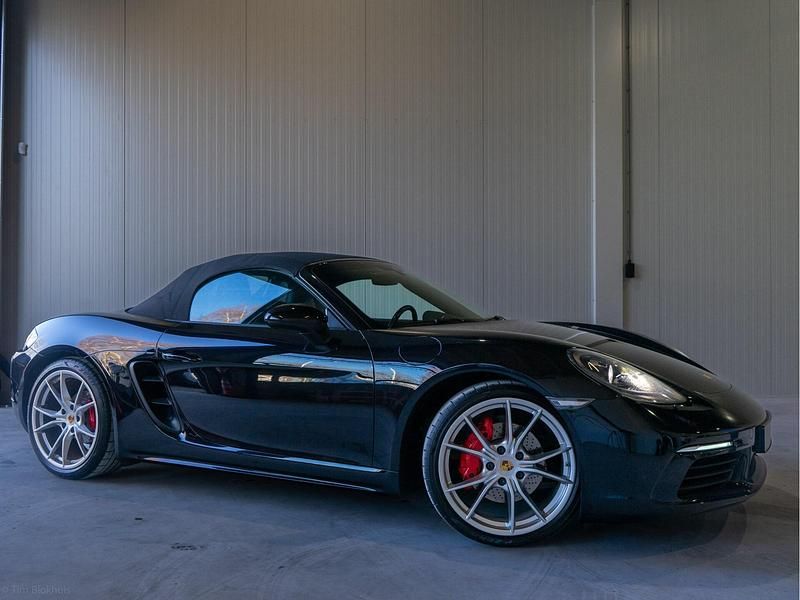 Occasion Porsche 718 Boxster 350 PK (257 kW) 2016 Zwart Cabriolet