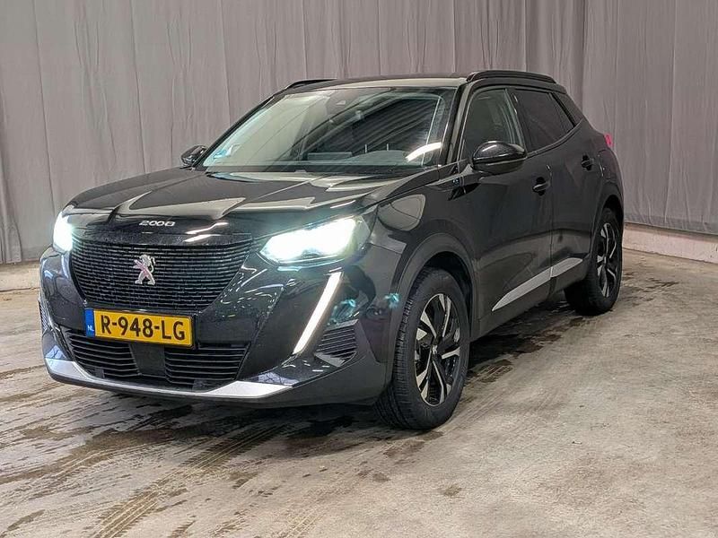 Zwart Gebruikt 2022 Peugeot e-2008 Allure SUV | € 16.900 (Goede deal) - Afbeelding 1/4