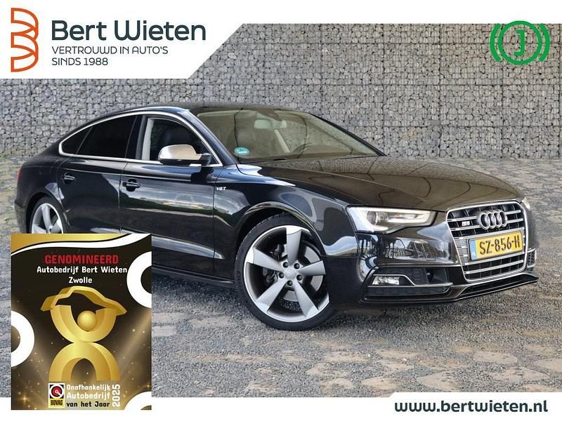 Zwart Gebruikt 2012 Audi S5 Sportback S-Line Hatchback | € 19.995 - Afbeelding 1/3