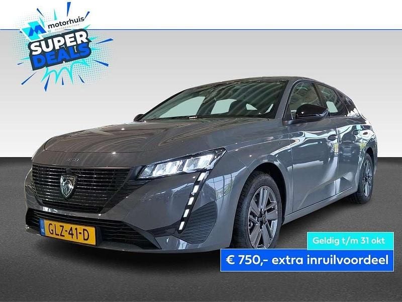 Grijs, metallic lak Gebruikt 2024 Peugeot 308 Business-Line Stationwagen | € 26.945 (Eerlijke prijs) - Afbeelding 1/4