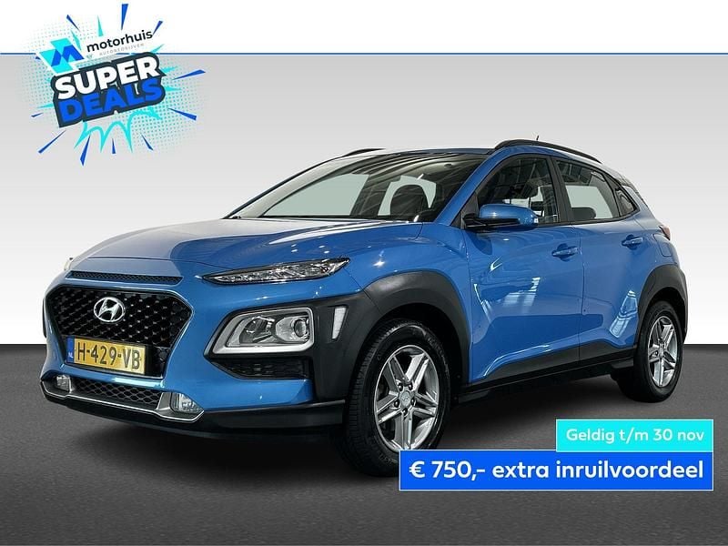 Blauw Gebruikt 2020 Hyundai Kona Comfort SUV | € 15.440 (Eerlijke prijs) - Afbeelding 1/4