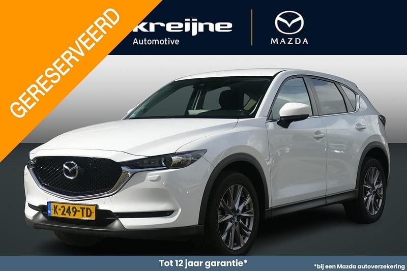 Arctic white Occasion 2021 Mazda CX-5 Comfort SUV | € 21.925 (Super prijs) - Afbeelding 1/4