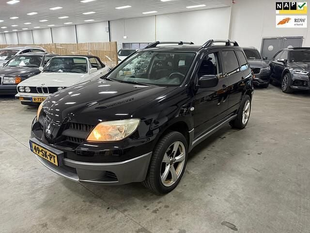 Zwart Gebruikt 2006 Mitsubishi Outlander Invite+ SUV | € 1.499 (Super prijs) - Afbeelding 1/4