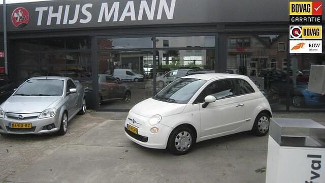 Wit Gebruikt 2010 Fiat 500 Pop Hatchback | € 3.750 (Goede deal) - Afbeelding 1/4