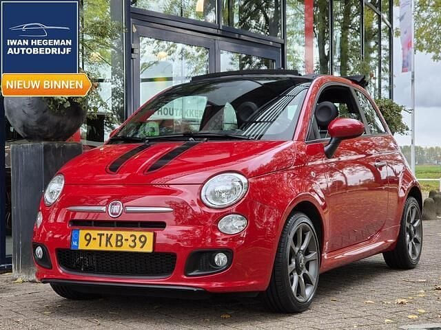 Rood Gebruikt 2014 Fiat 500C Cabriolet | € 9.290 (Eerlijke prijs) - Afbeelding 1/3