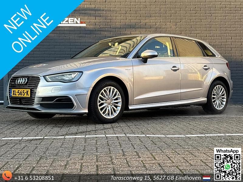 Grijs Gebruikt 2015 Audi A3 Sportback e-tron Attraction Hatchback | € 8.950 (Super prijs) - Afbeelding 1/4