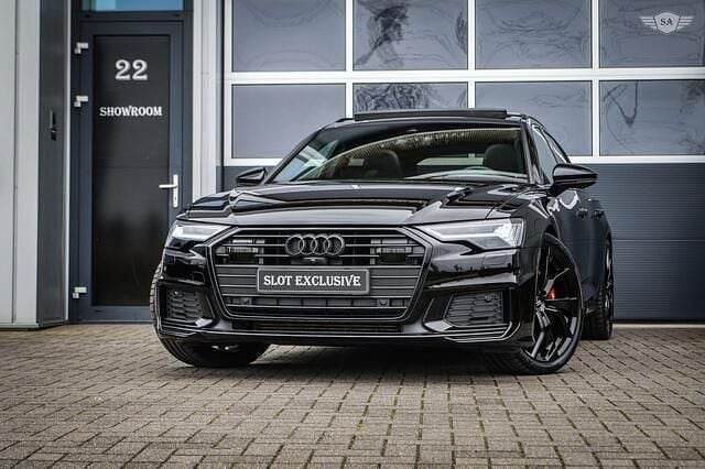 Zwart Gebruikt 2021 Audi A6 Competition Stationwagen | € 46.500 (Eerlijke prijs) - Afbeelding 1/4