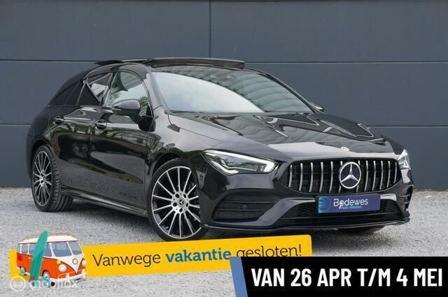 Zwart Gebruikt 2021 Mercedes CLA180 Shooting Brake Business Stationwagen | € 32.980 (Duur) - Afbeelding 1/4