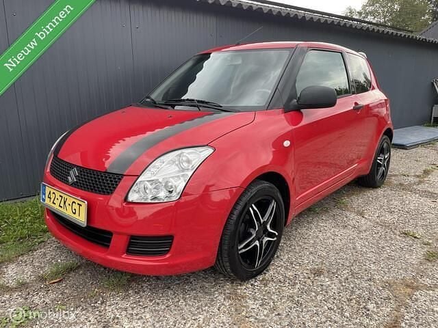 Rood Gebruikt 2008 Suzuki Swift Hatchback | € 2.450 (Super prijs) - Afbeelding 1/4