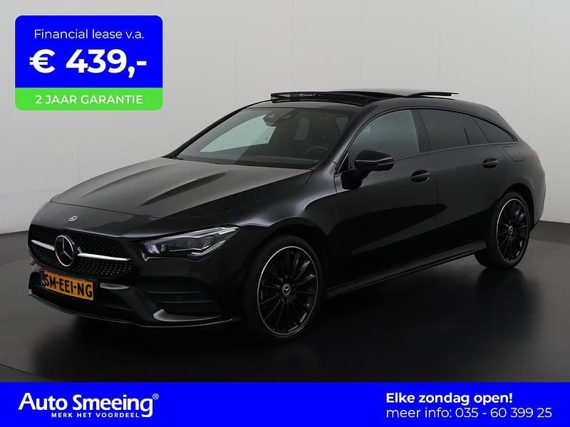 Night black standard finish (696u) Gebruikt 2023 Mercedes CLA250e Shooting Brake AMG Stationwagen | € 34.895 (Eerlijke prijs) - Afbeelding 1/4