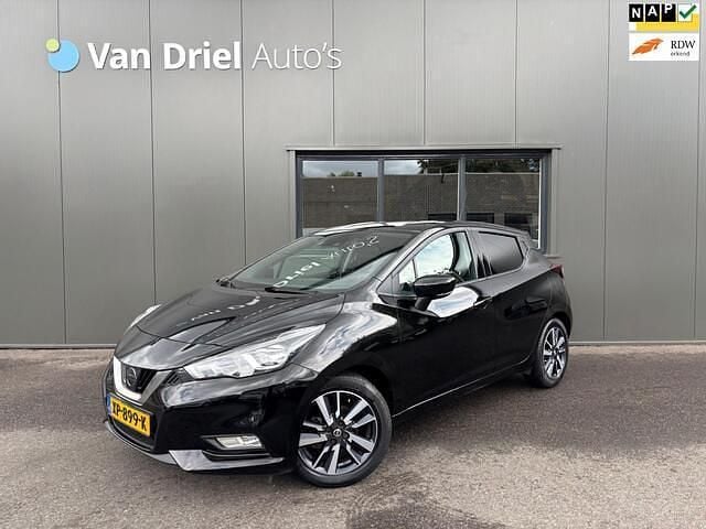 Zwart Gebruikt 2019 Nissan Micra N-Connecta Hatchback | € 9.940 (Goede deal) - Afbeelding 1/4