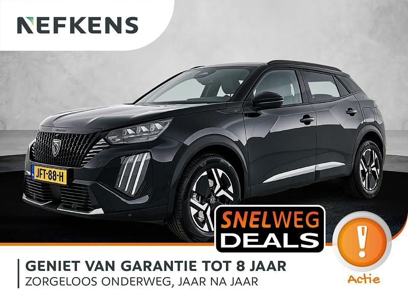 Zwart Nieuw 2025 Peugeot 2008 GTi SUV | € 36.495 (Eerlijke prijs) - Afbeelding 1/4