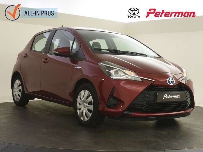 Rood Gebruikt 2018 Toyota Yaris Hybrid Hatchback | € 14.499 (Eerlijke prijs) - Afbeelding 1/4