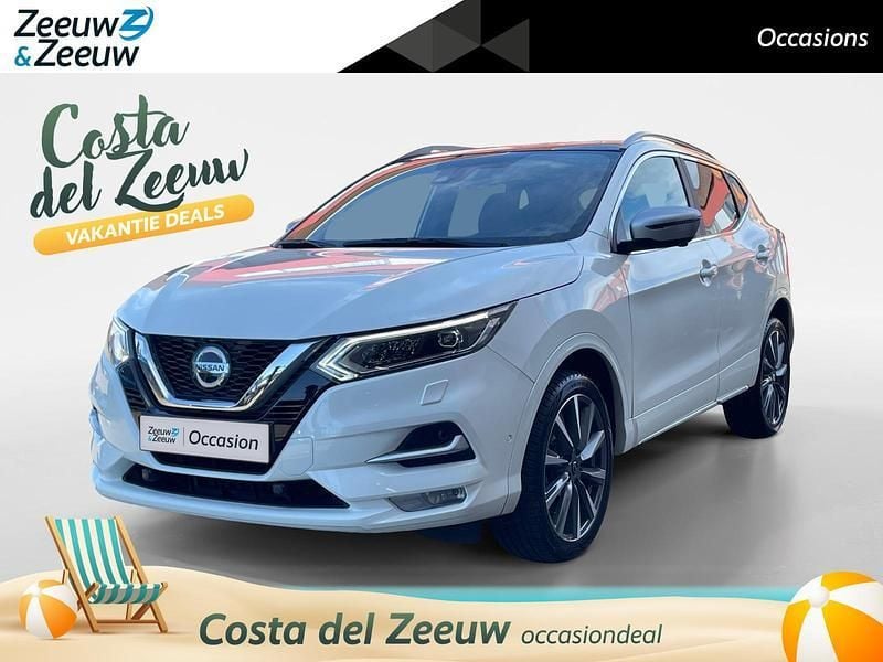 White pearl (qab) Gebruikt 2020 Nissan Qashqai Tekna+ SUV | € 23.745 (Eerlijke prijs) - Afbeelding 1/4
