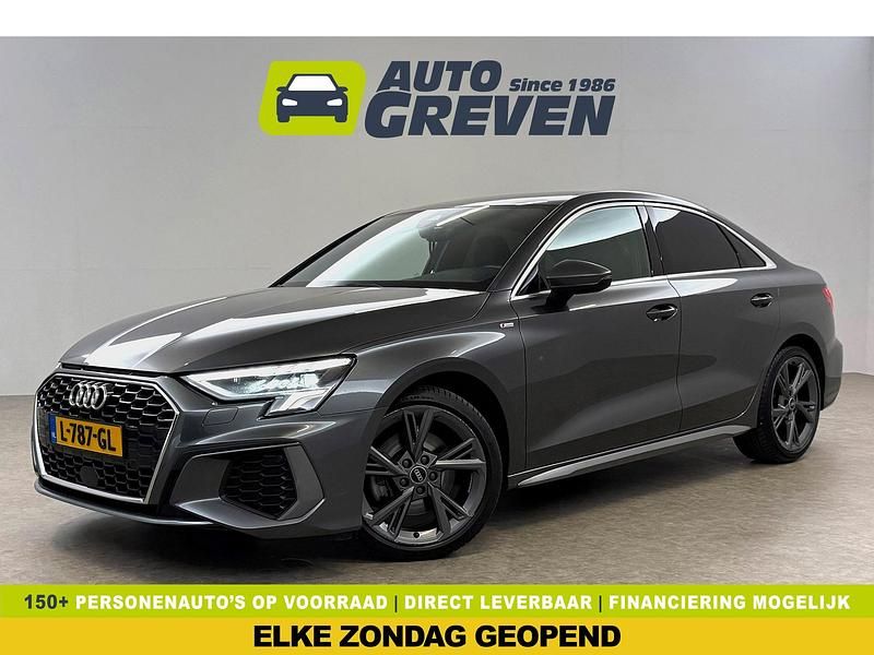 Grijs Gebruikt 2021 Audi A3 S-Line Sedan | € 24.800 (Eerlijke prijs) - Afbeelding 1/4