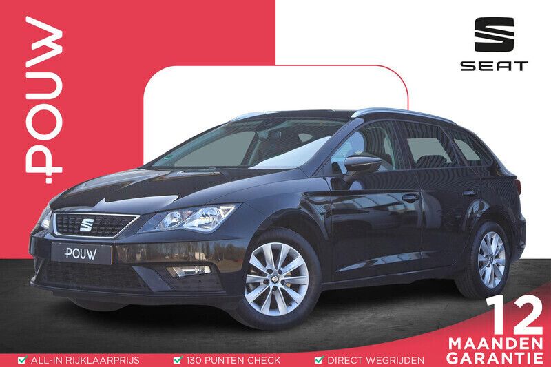 Zwart Gebruikt 2020 Seat Leon Style Stationwagen | € 17.250 (Eerlijke prijs) - Afbeelding 1/4