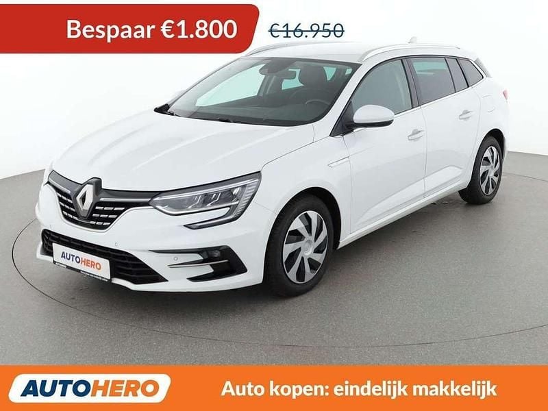 Wit Occasion 2021 Renault Mégane IV Intens Stationwagen | € 15.349 - Afbeelding 1/3