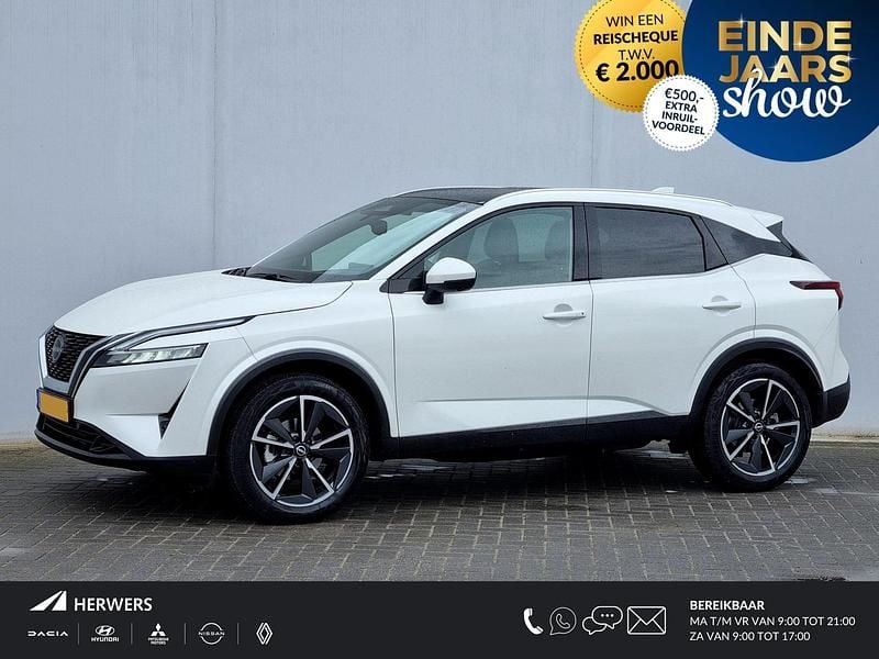 Wit Gebruikt 2024 Nissan Qashqai Pack SUV | € 29.485 (Goede deal) - Afbeelding 1/4