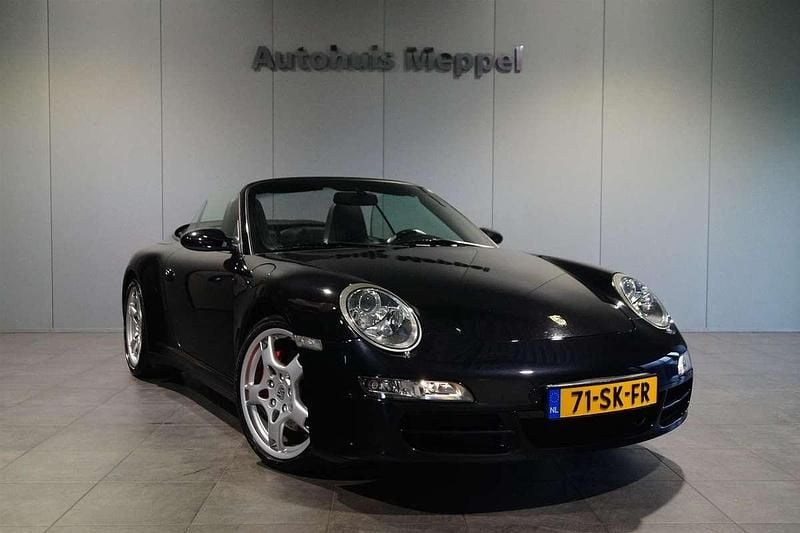 Occasion Porsche 997 Sport 355 PK (261 kW) 2006 Zwart Cabriolet