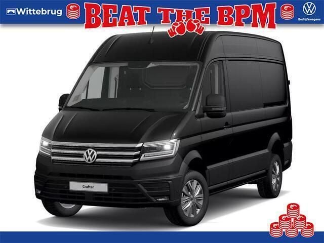 Zwart Occasion 2024 VW Crafter Exclusive Van | € 47.195 (Duur) - Afbeelding 1/4