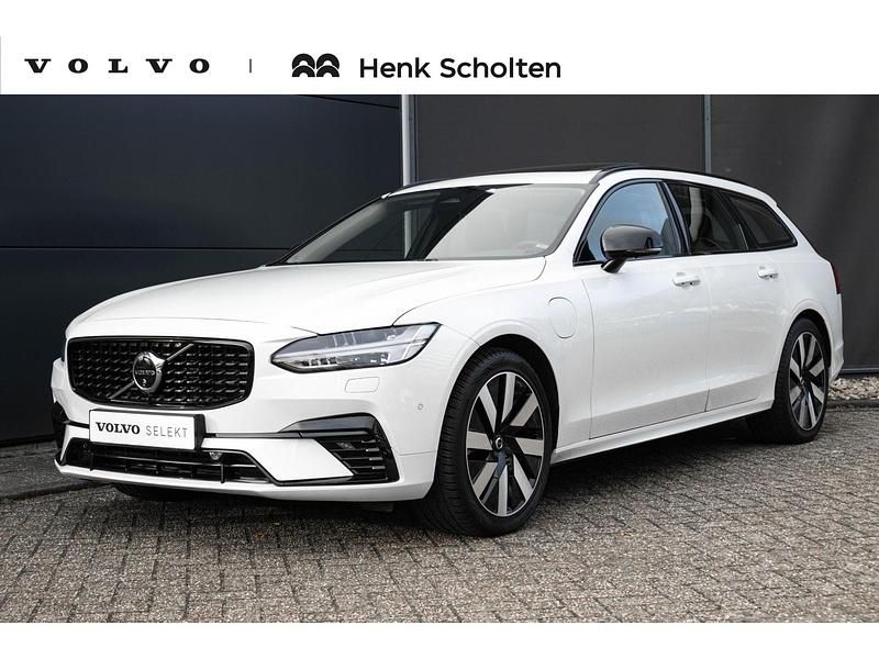 Wit Gebruikt 2024 Volvo V90 Ultra Stationwagen | € 54.950 (Duur) - Afbeelding 1/3