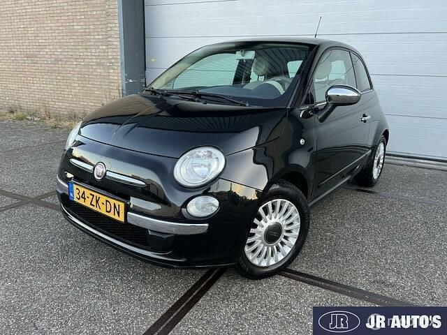 Zwart Gebruikt 2008 Fiat 500 Lounge Hatchback | € 2.990 (Eerlijke prijs) - Afbeelding 1/4
