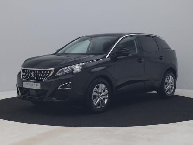 Zwart Gebruikt 2019 Peugeot 3008 Active SUV | € 17.900 (Super prijs) - Afbeelding 1/4
