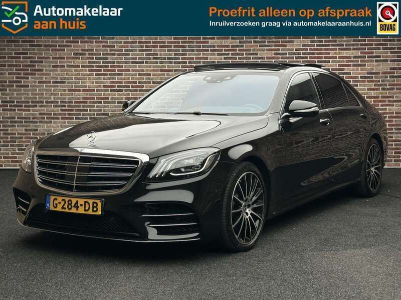 Zwart Gebruikt 2019 Mercedes S560 Premium Plus Sedan | € 63.950 (Iets duurder) - Afbeelding 1/4