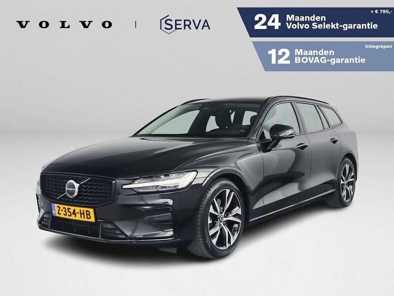 Zwart Gebruikt 2022 Volvo V60 Plus Stationwagen | € 44.995 (Iets duurder) - Afbeelding 1/4