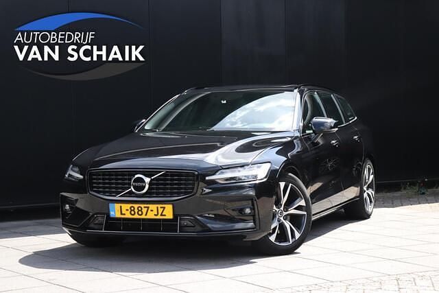 Zwart Gebruikt 2021 Volvo V60 R-Design Stationwagen | € 29.845 (Goede deal) - Afbeelding 1/4