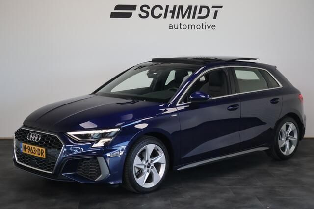 Blauw Gebruikt 2021 Audi A3 Sportback S-Line Hatchback | € 27.995 (Eerlijke prijs) - Afbeelding 1/4
